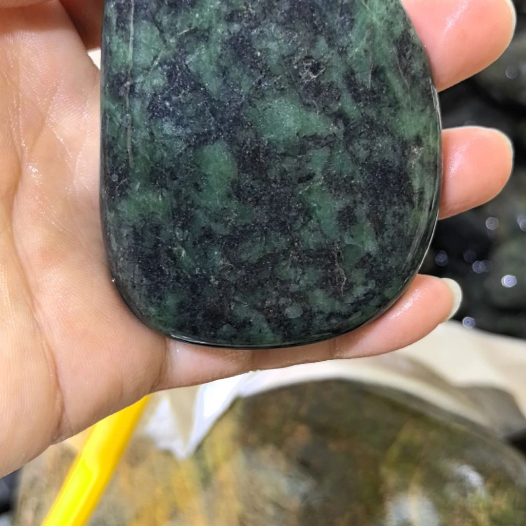 睛***理有机玻璃藏玉药王石原石一个