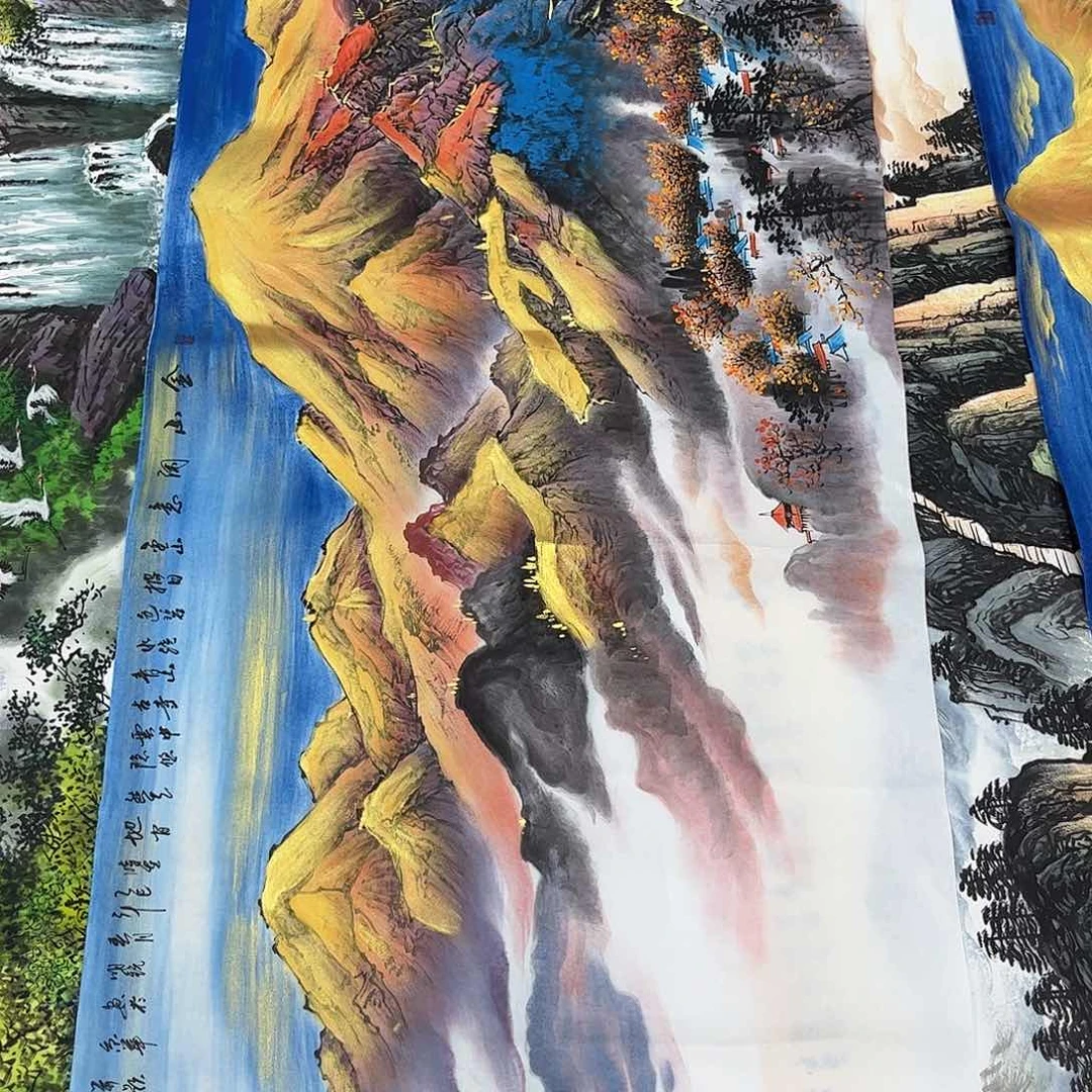 国画纯手绘国画宣纸作品