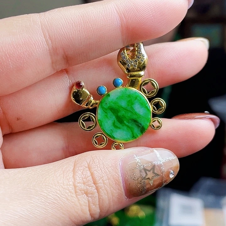 翡翠银S925镶嵌颈饰多样性