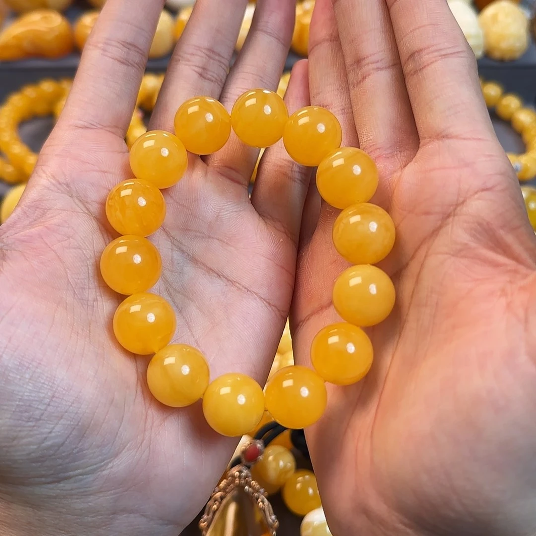 未镶嵌琥珀珠宝奇石16mm