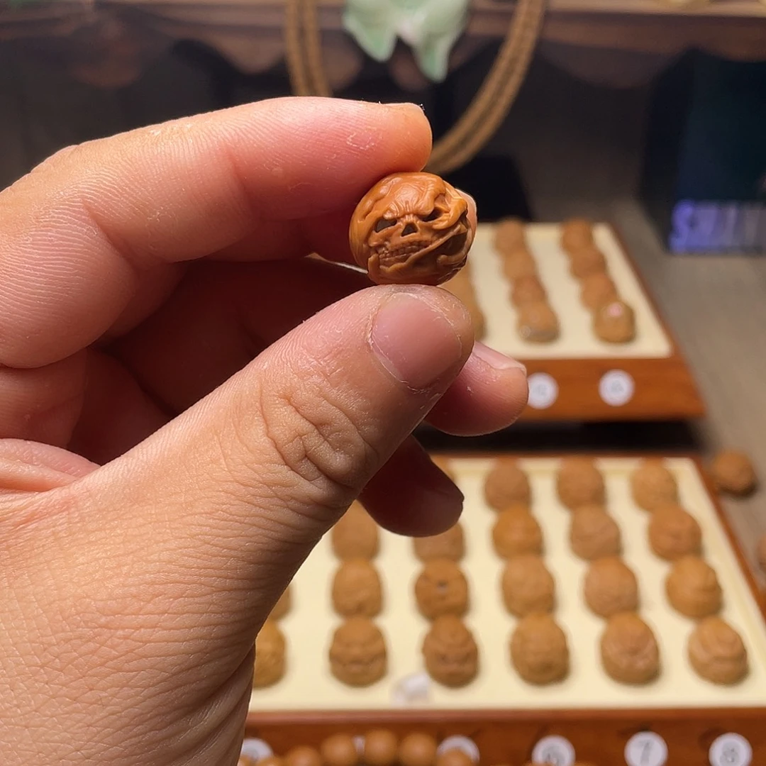 猴头核桃把件16左右猴头核桃魂僧