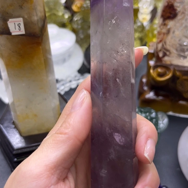 水晶珠宝半成品未镶嵌摆件