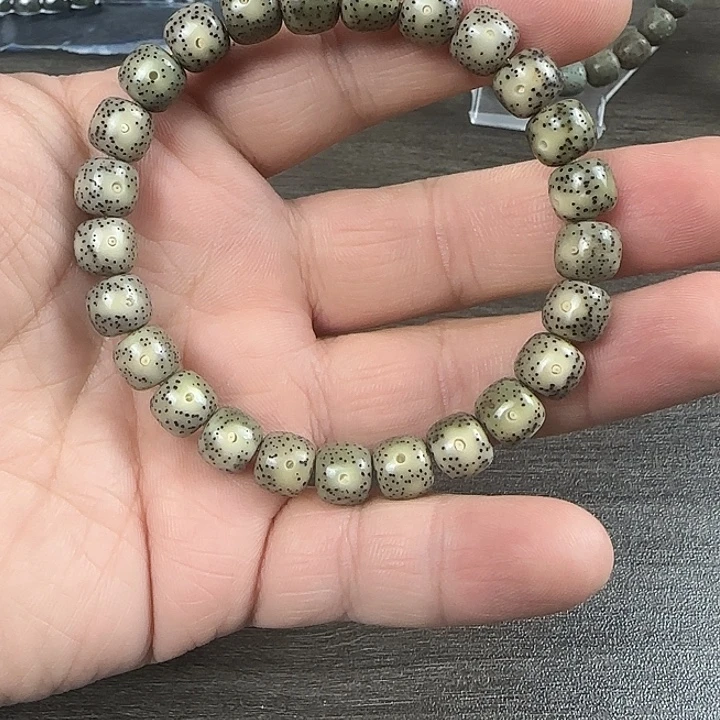 手串星月菩提卷王文玩闪拍--29
