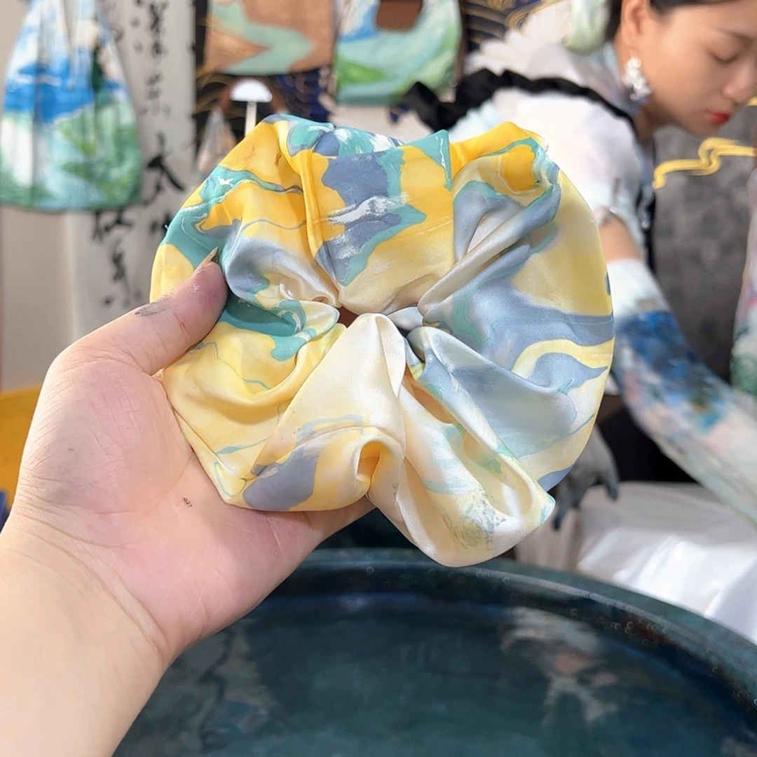 449圆饼发圈手作饰品