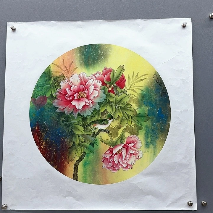 国画书法作品多次参加