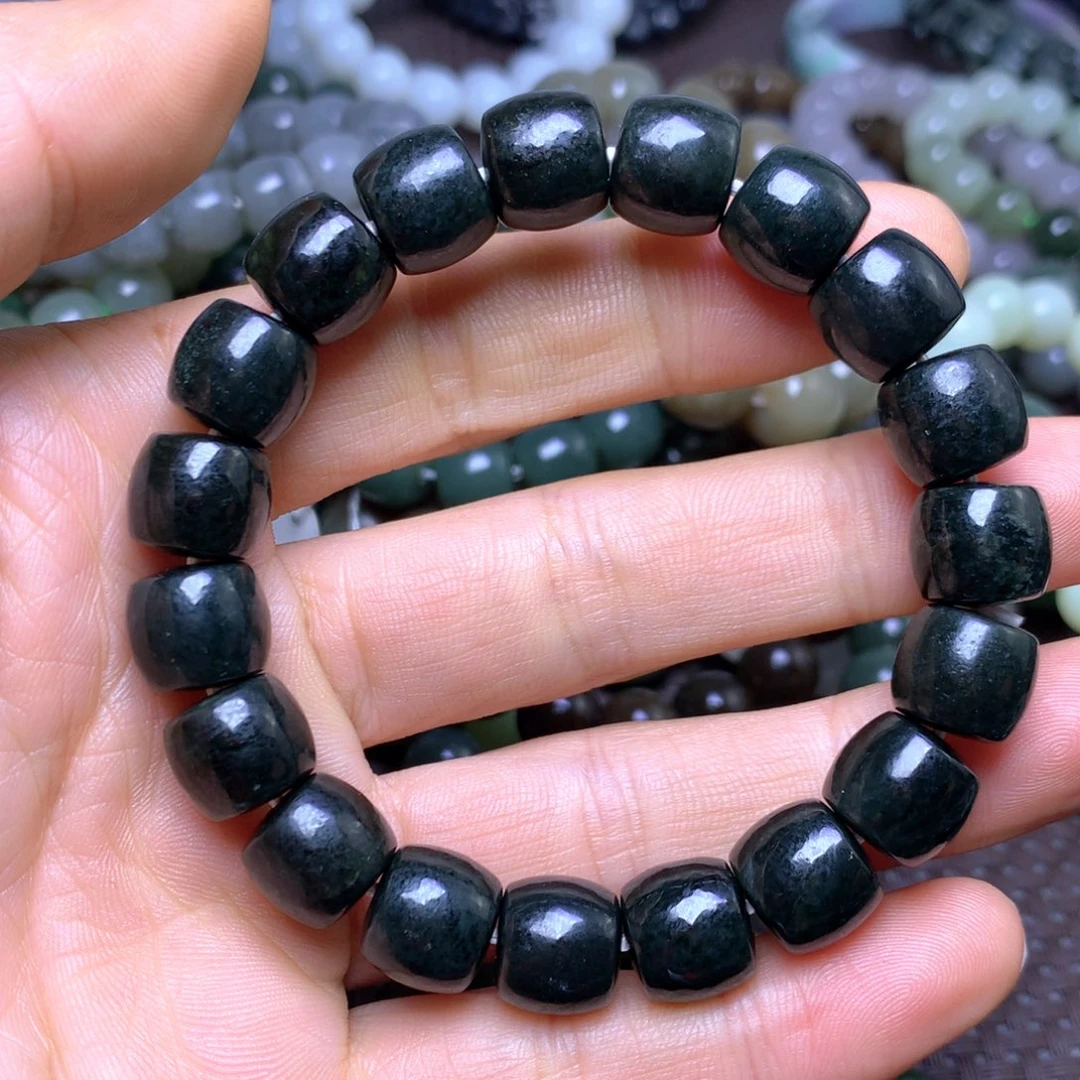 和田玉未镶嵌手串12