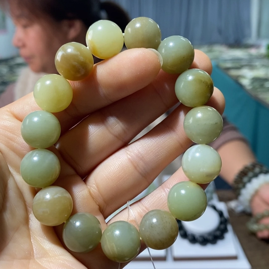 和田玉未镶嵌手链14