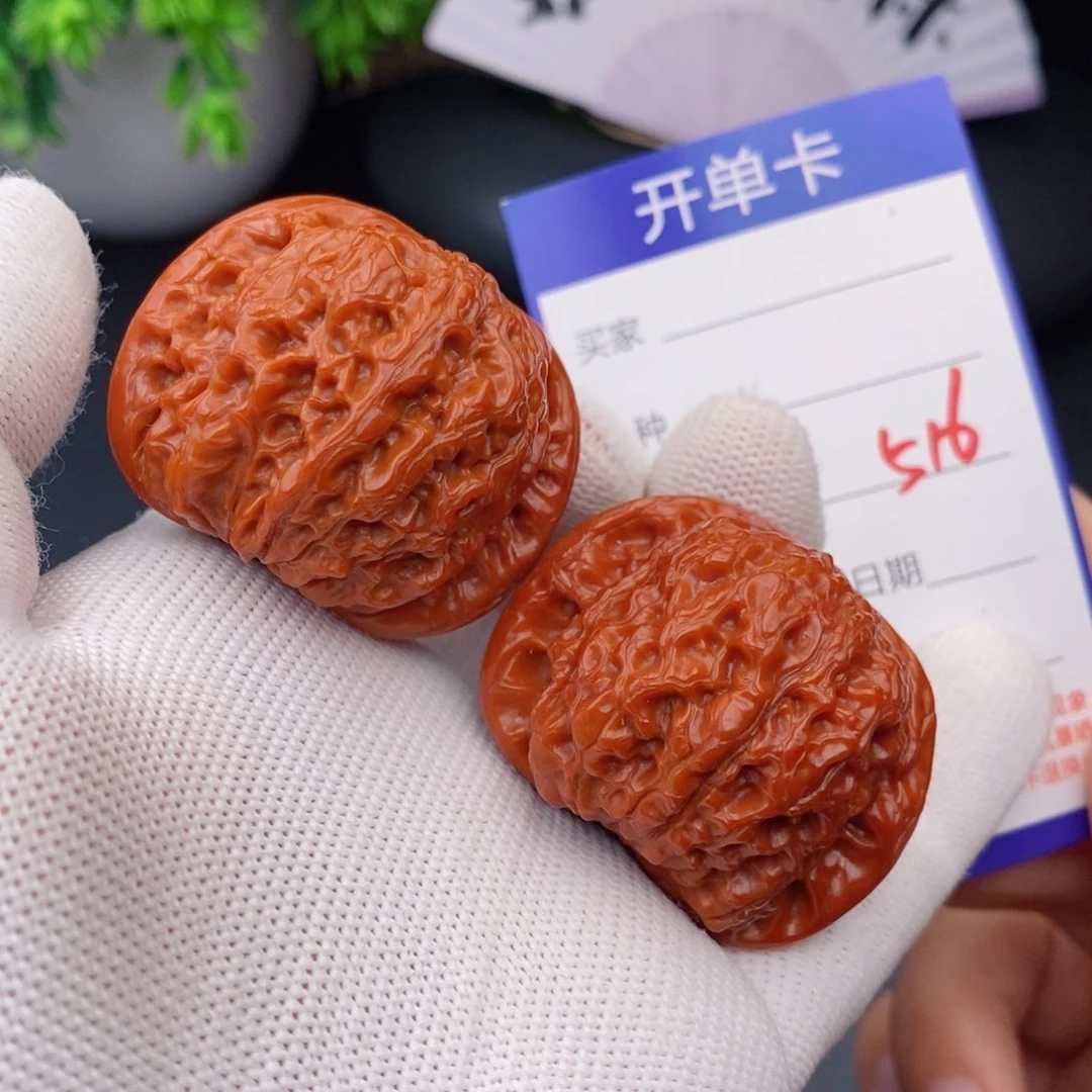 文玩核桃把件42血麒麟516