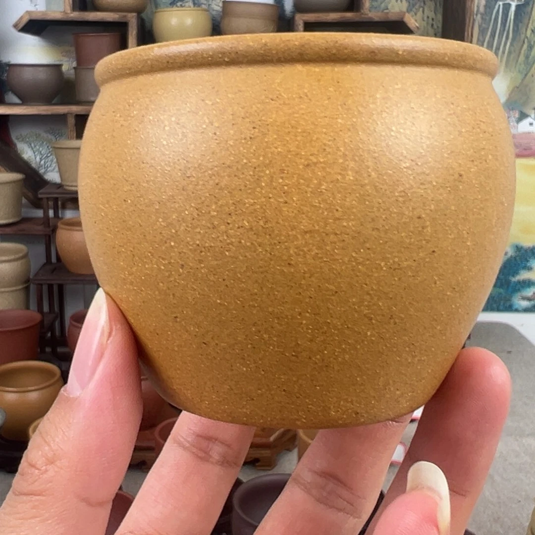 紫砂茶杯拙器甄选，纯原本矿。