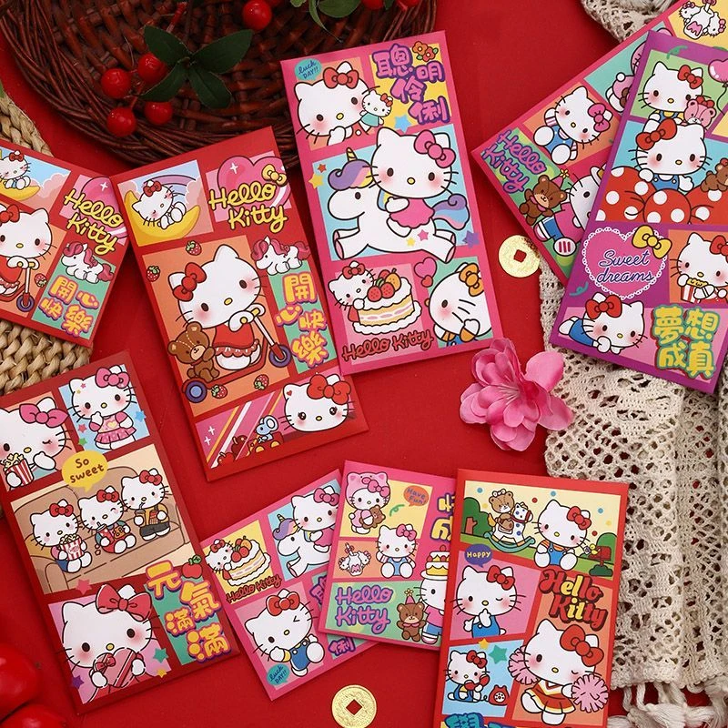 凯蒂猫卡通红包个性创意过新年小孩宝宝压岁利是封春节2026年新款
