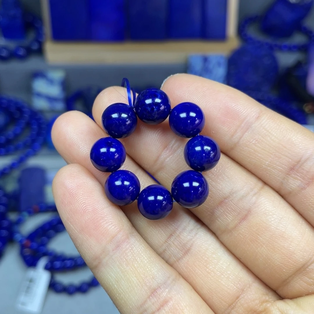 青金石8mm单珠未镶嵌三*