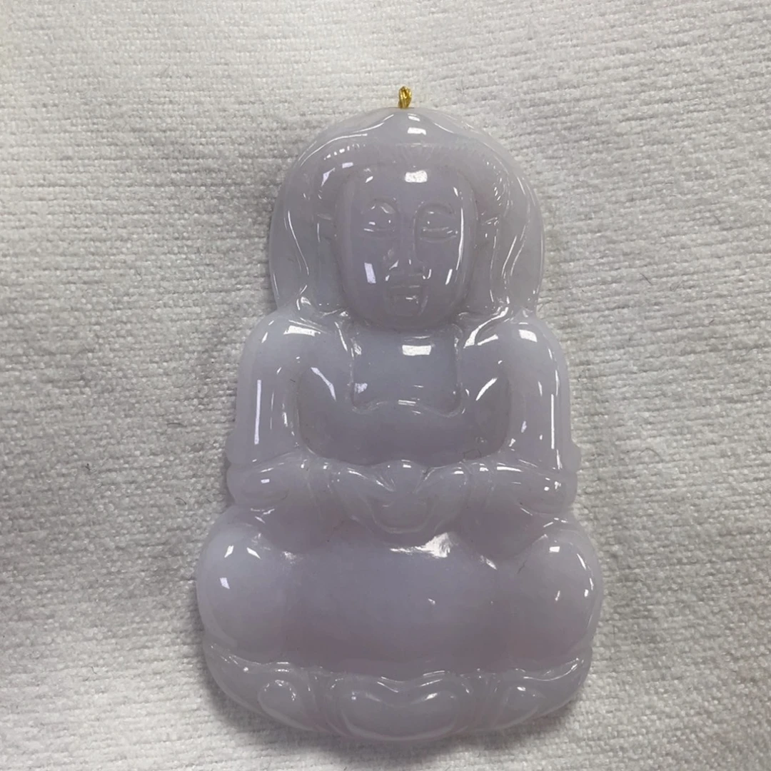 颈饰未镶嵌翡翠观音