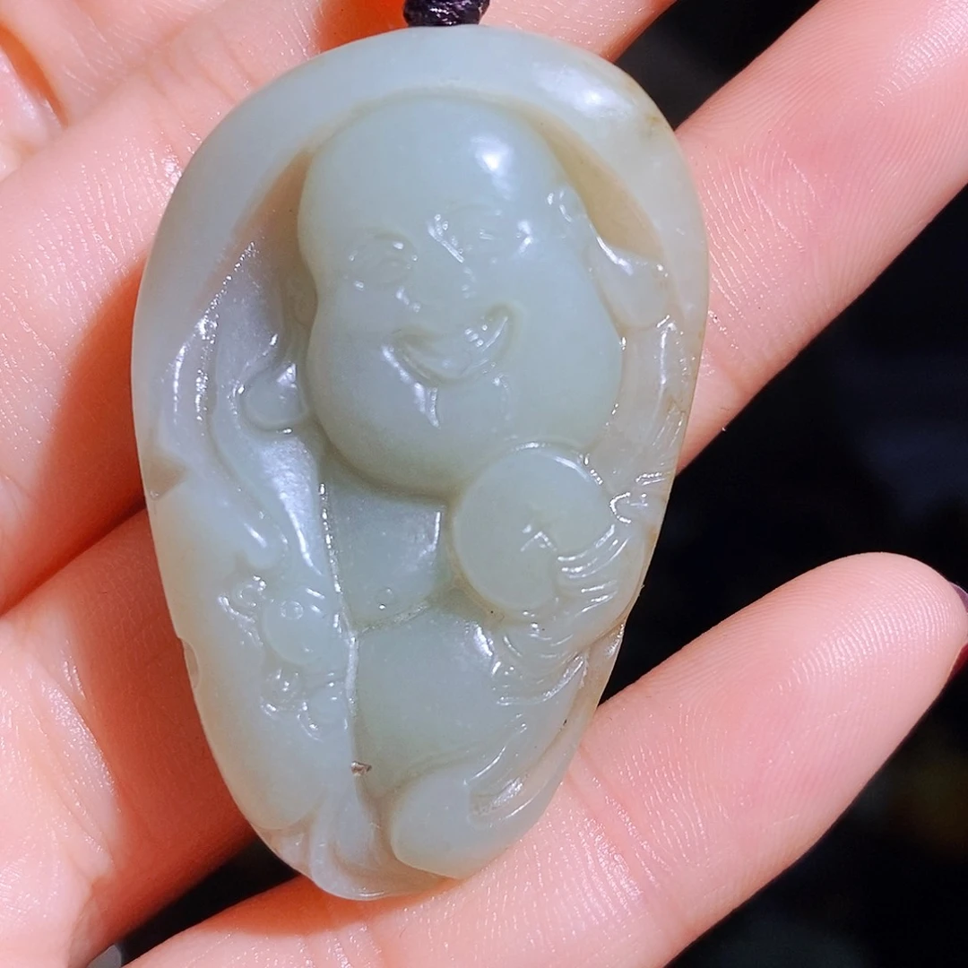 和田玉颈饰未镶嵌