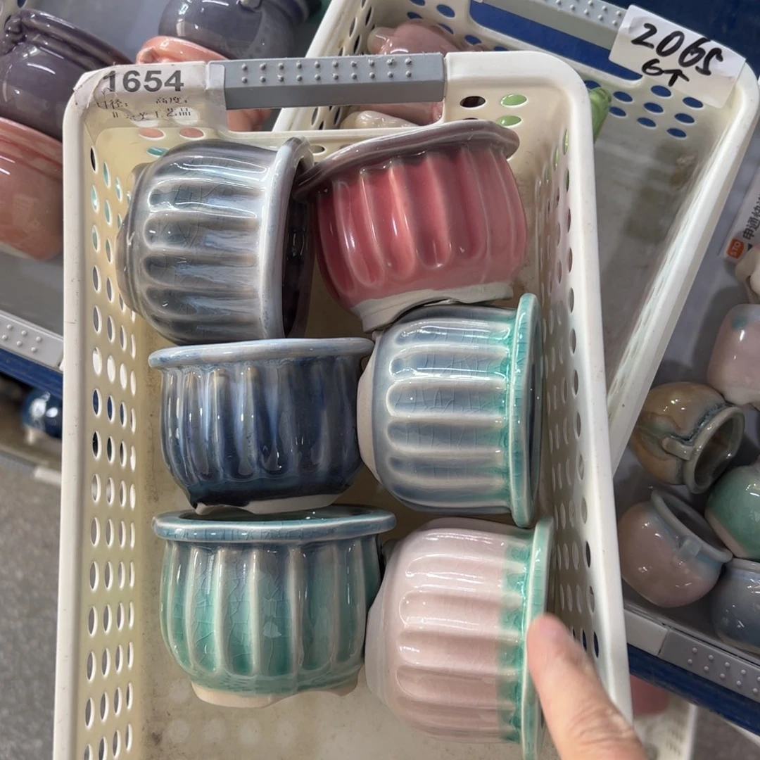 陶瓷陶瓷多肉花盆@@1654