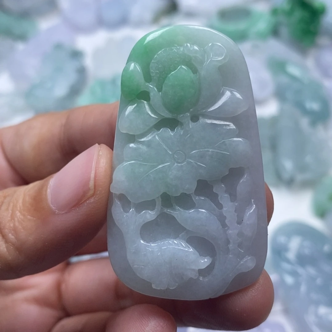 颈饰未镶嵌翡翠翡翠