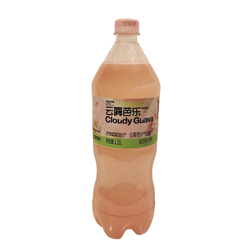柠檬共和国云雾芭乐气泡果汁1.25L