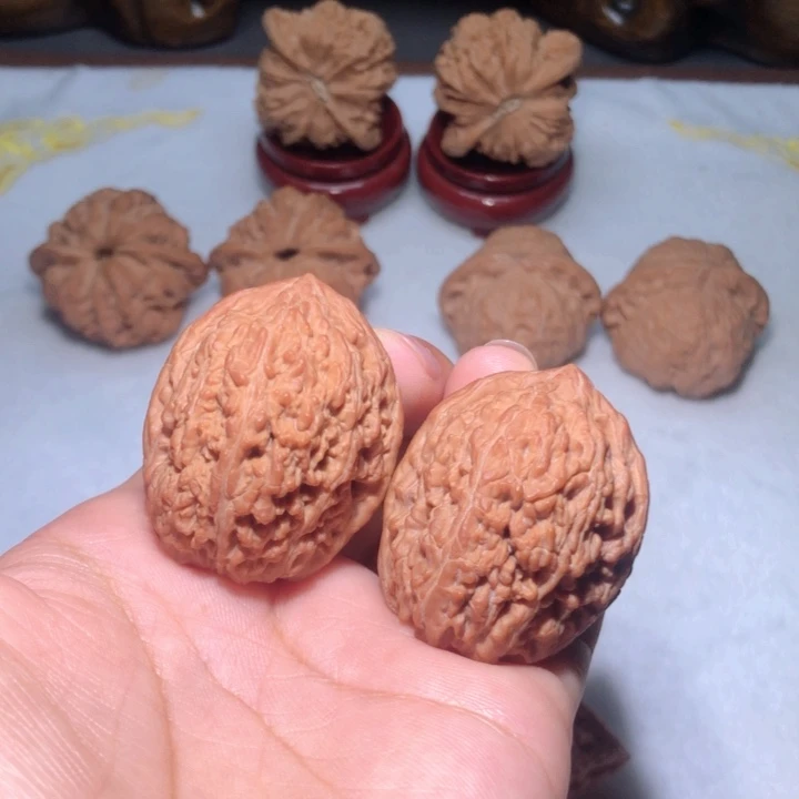 把件文玩核桃33大蒜头