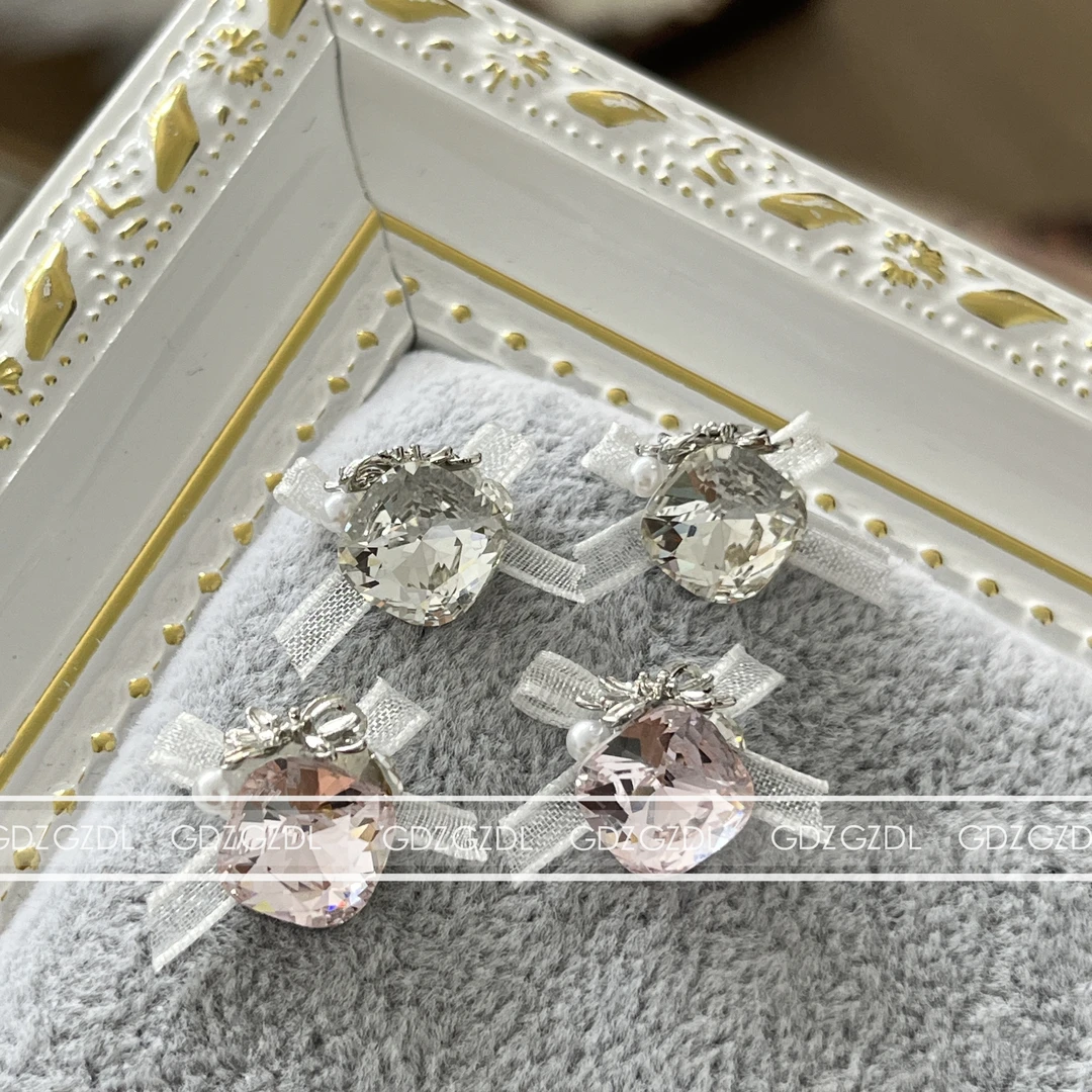 赛乐驰【欧根纱仿华大肥方钻球】堆钻饰品欧根纱指甲装饰超闪美甲钻