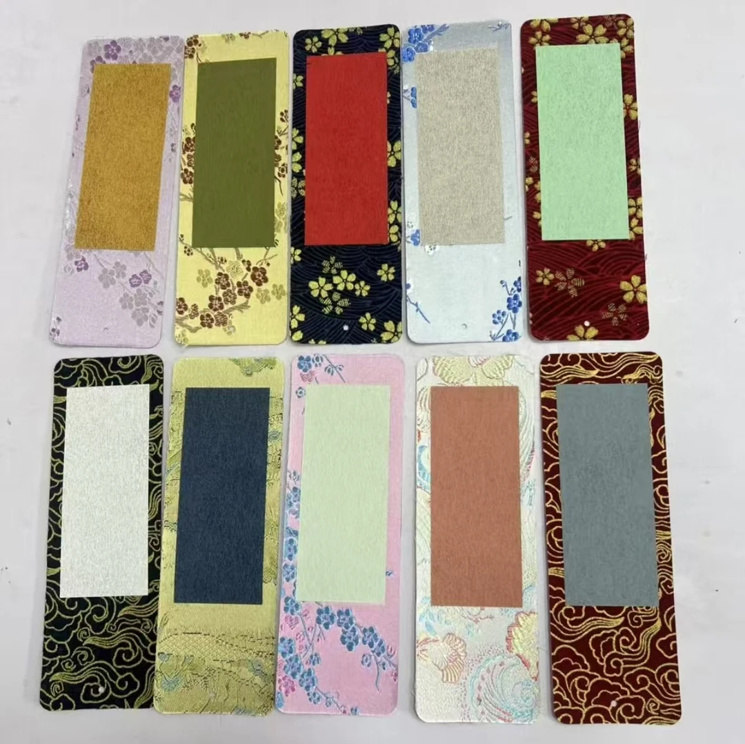 18x5cm宋锦楮笺书签5张一包不挑款