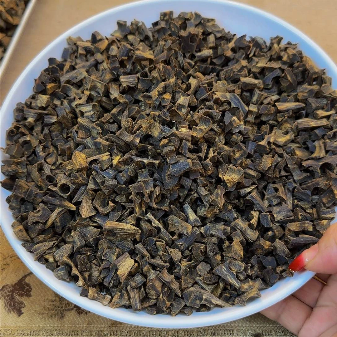 沉香沉香碎屑蓝香品种沉水米粒醇化料100g