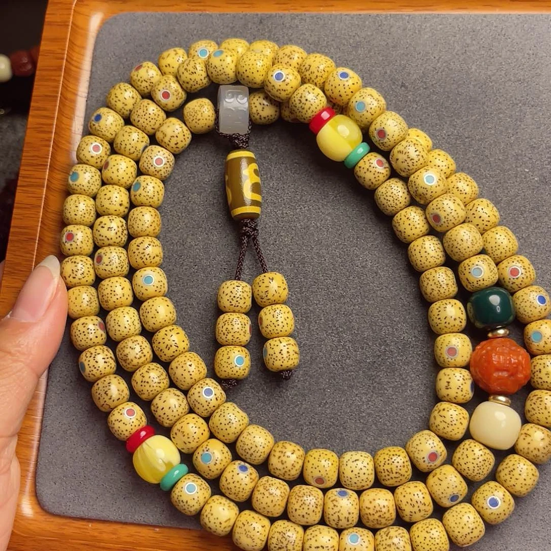 星月菩提吊坠多宝镶嵌星月