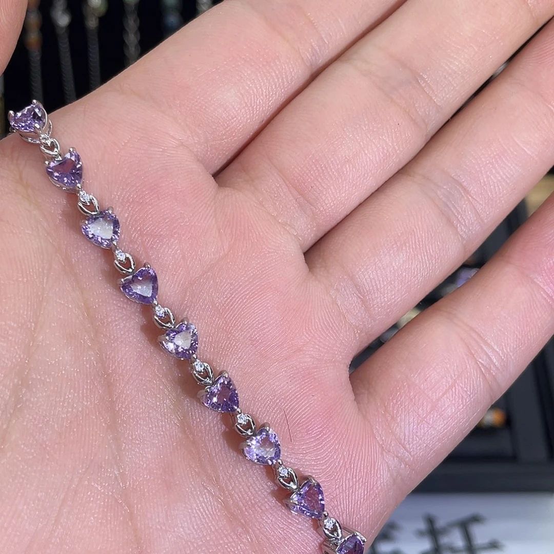 紫晶手链未镶嵌手链