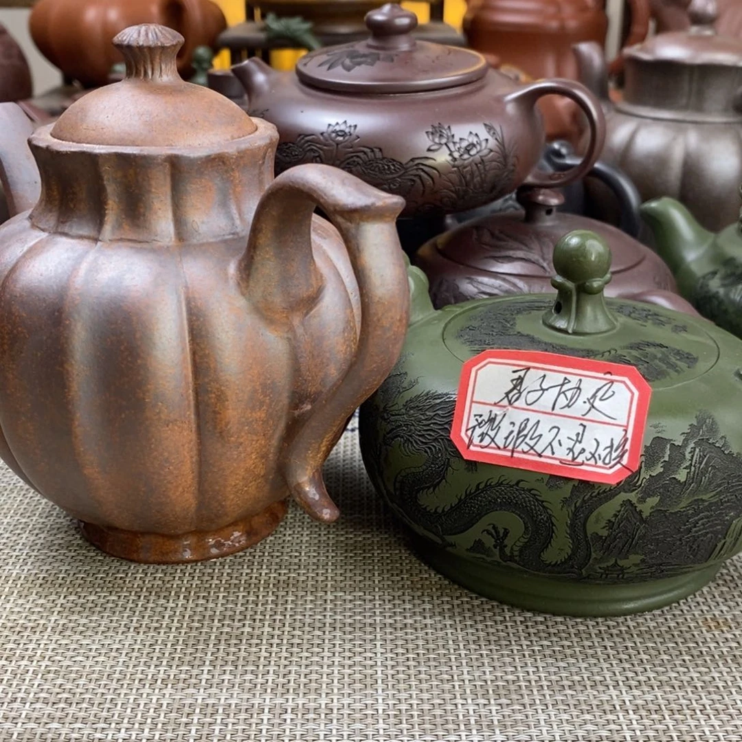 茶壶紫砂微瑕不退不换2只