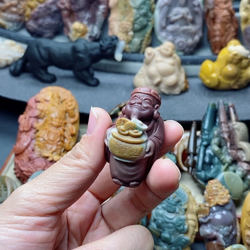 【闪购商品】定制石英质玉手把件未镶嵌