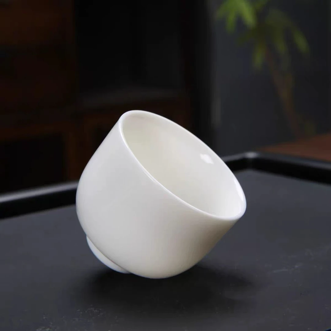小白杯白瓷小茶杯