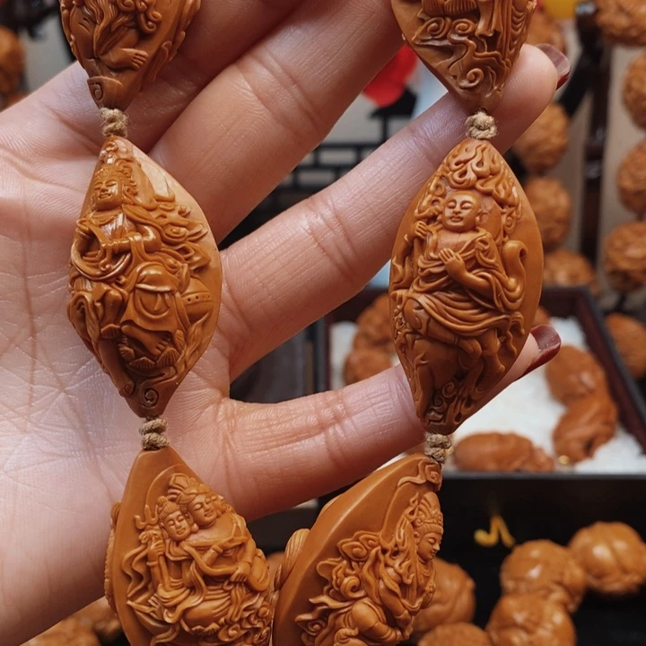 橄榄核手串/手链无像万佛2.3