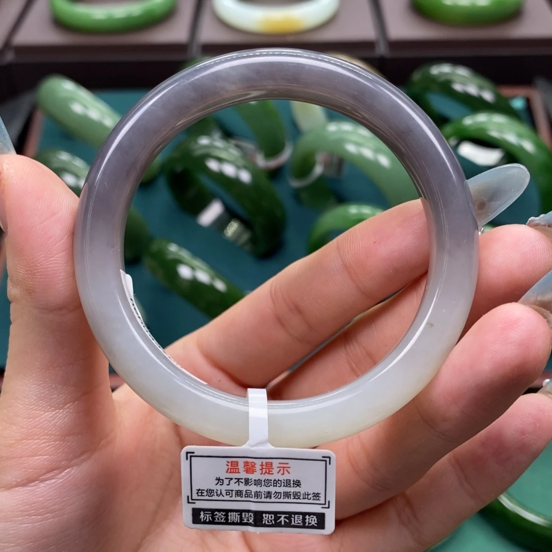 和田玉未镶嵌手镯5354