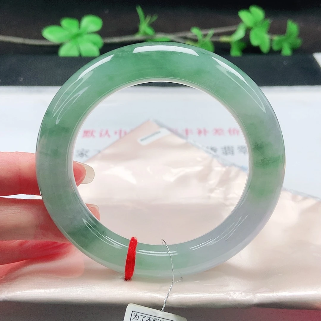 未镶嵌手镯翡翠57圆条