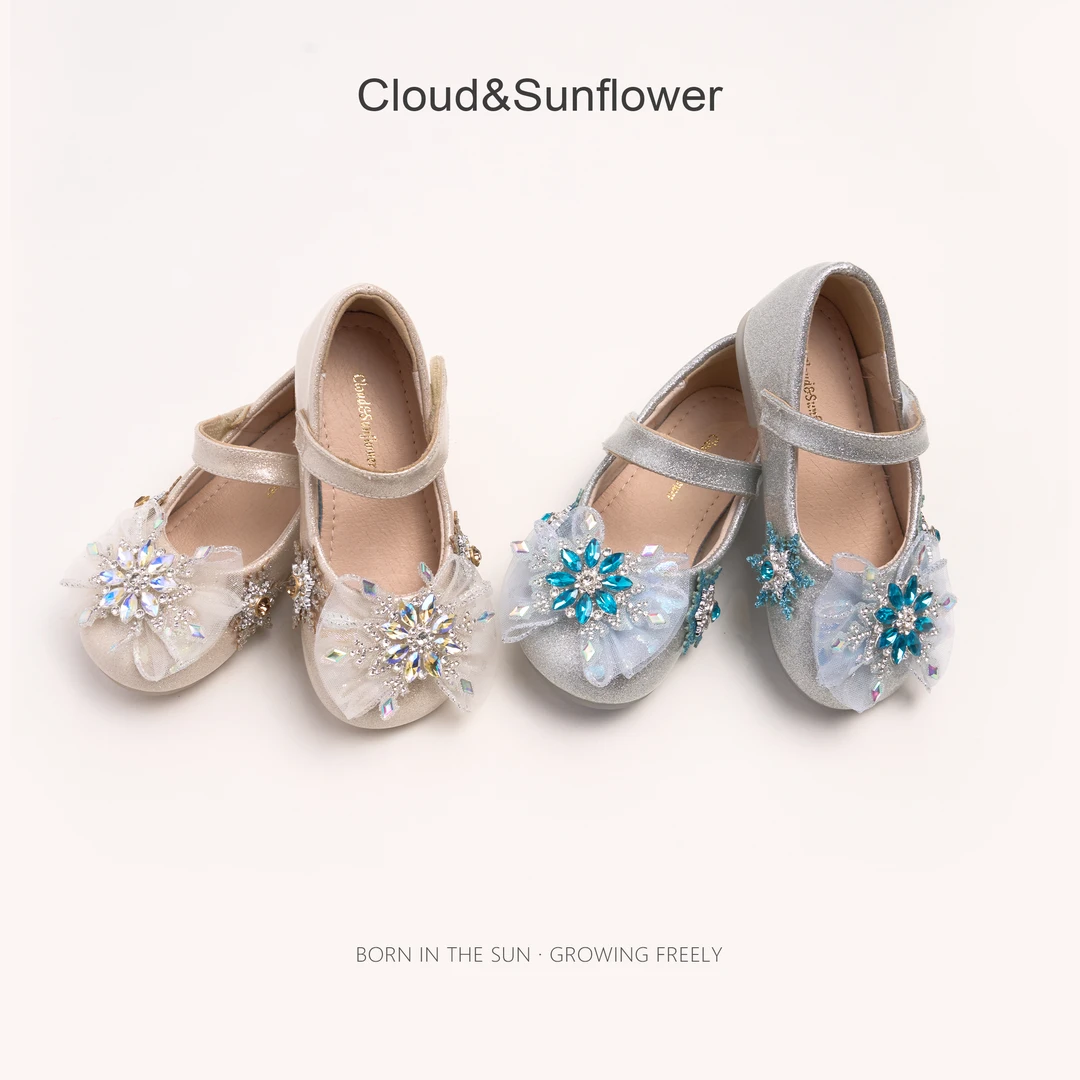 女童夏季公主亮晶晶水晶鞋（无盒子）5662