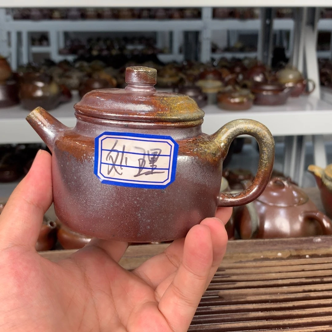 紫砂茶壶纯自然柴烧