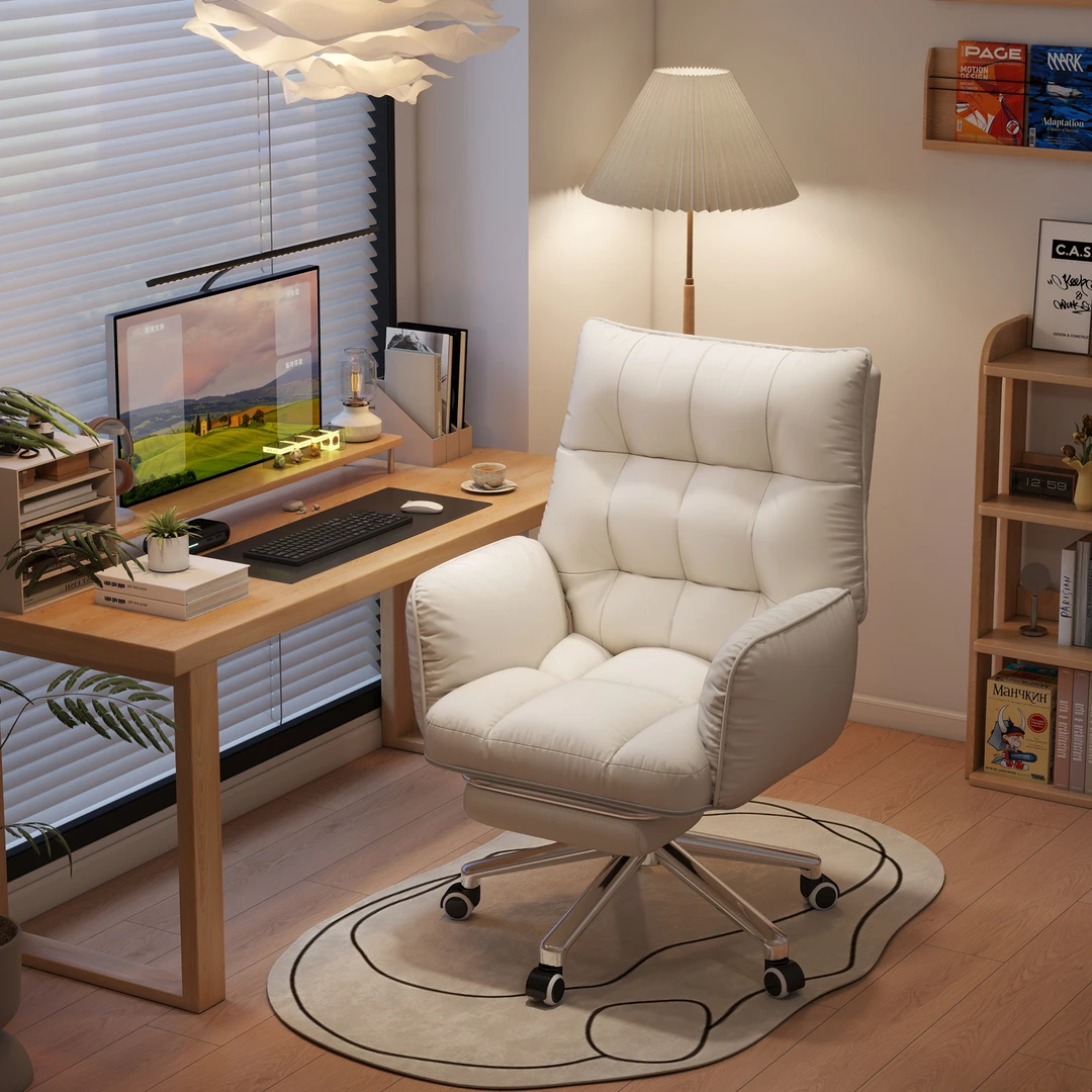 诗维克懒人电脑沙发椅家用卧室椅休闲办公舒服久坐书房书桌椅可躺