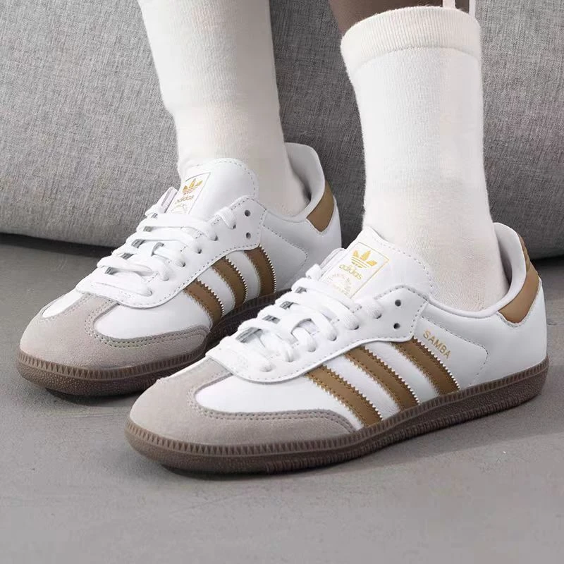 阿迪【官方正品】三叶草新款SAMBA OG中性款低帮休闲板鞋 JH8796#HN