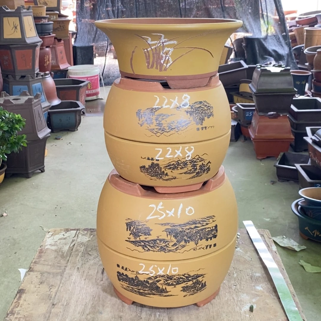 紫砂花盆紫砂紫砂