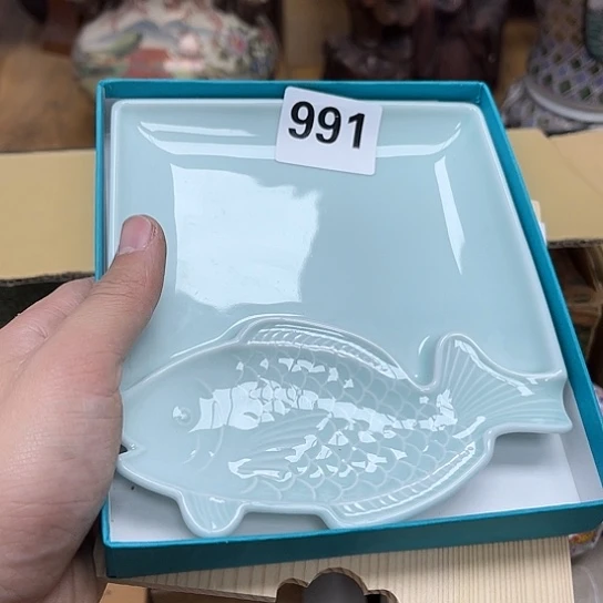瓷片摆件工艺品瓷器摆件777