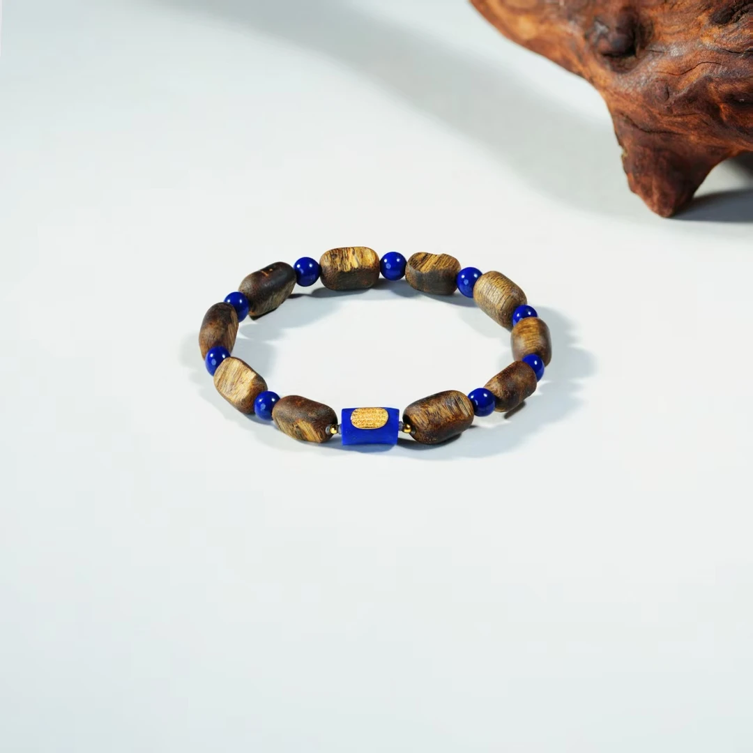 【淮深】花奢珠宝 青金石18k金时尚手串（多样性发货）