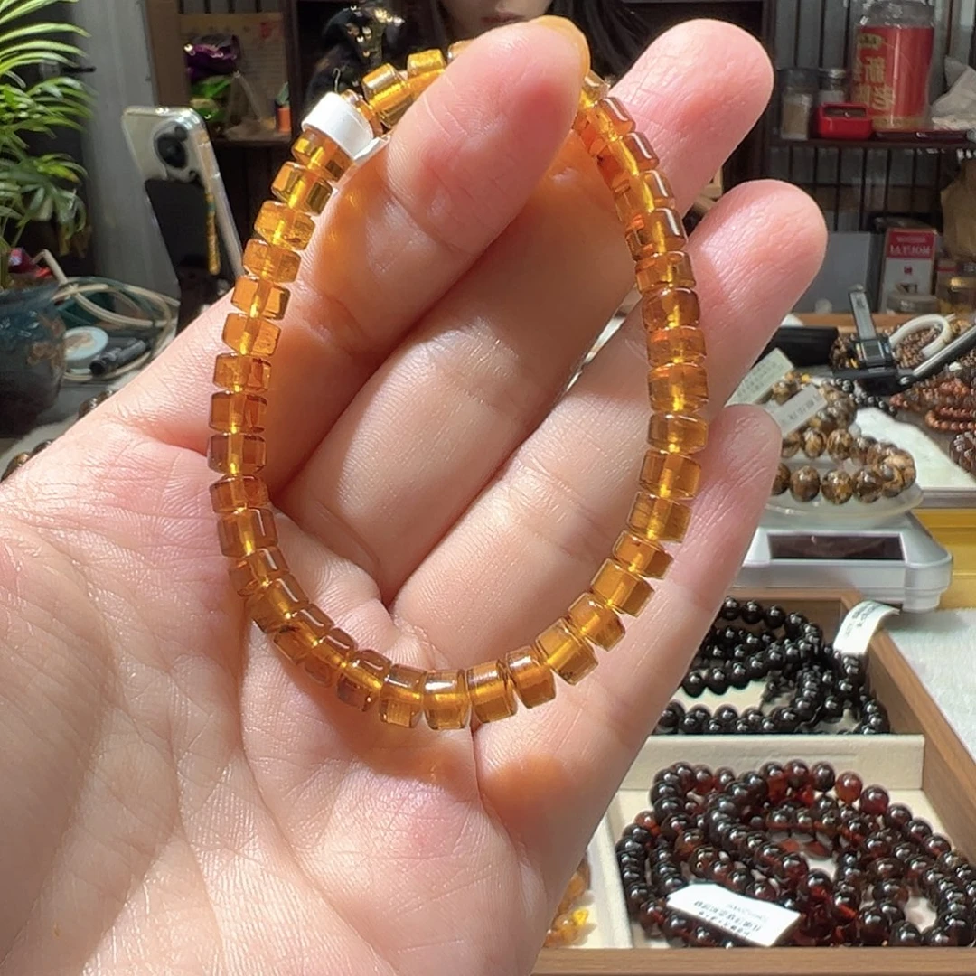 琥珀未镶嵌裸石抚顺琥珀净水6