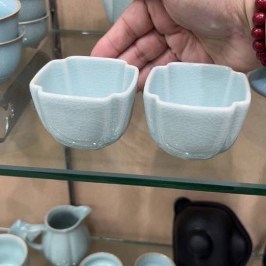 瓷片陶瓷茶具汝瓷茶具