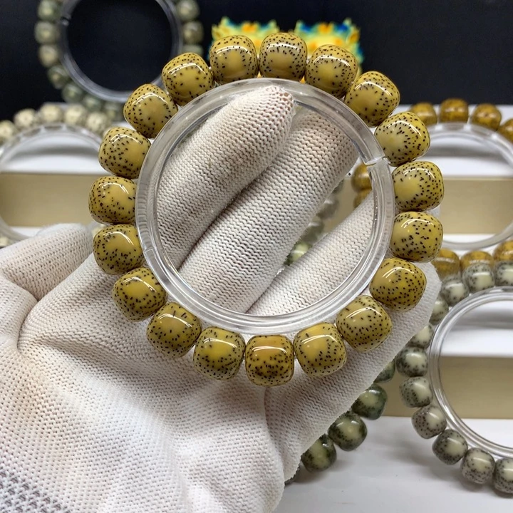 星月菩提手串15号 双留白12.5/11.5