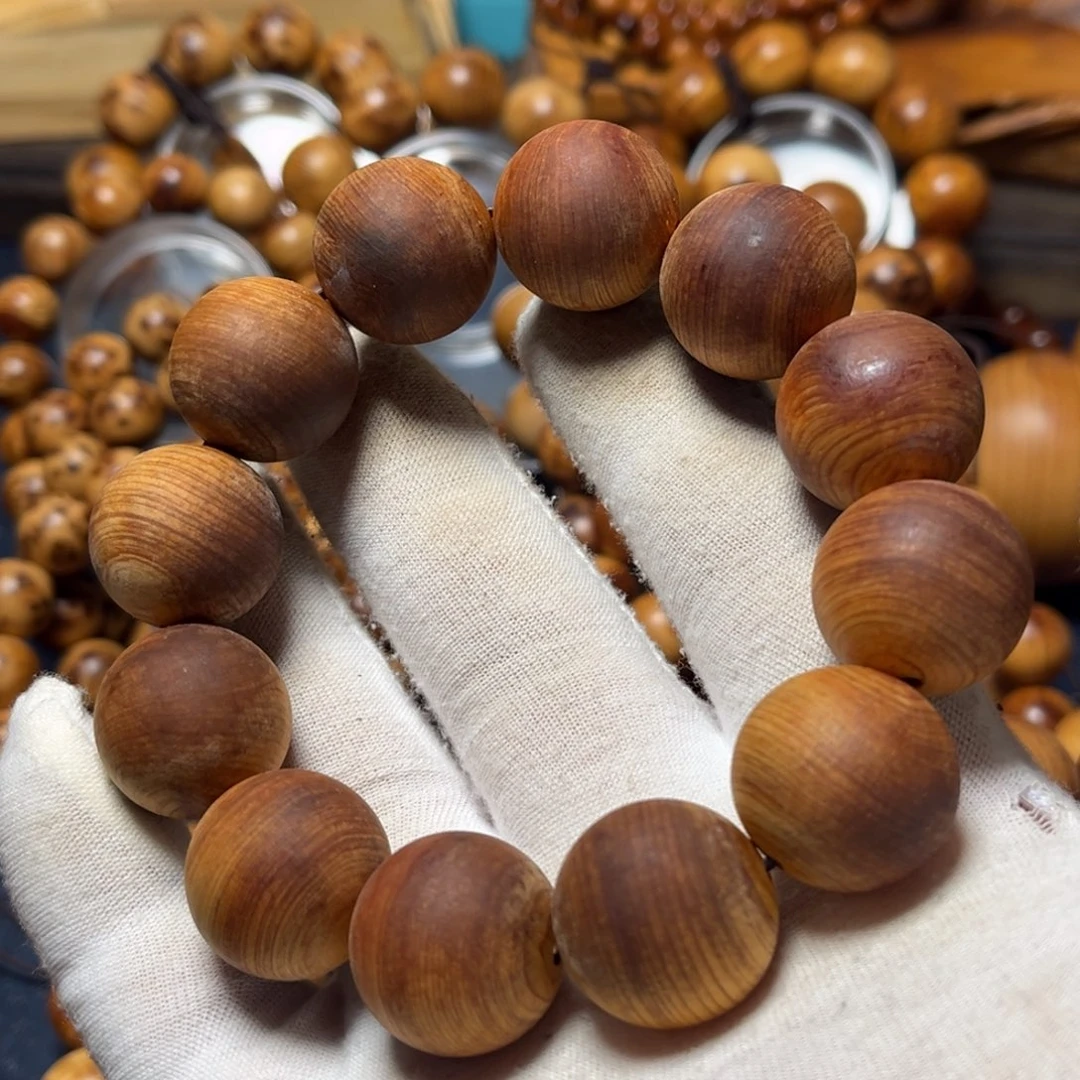 柏木（崖柏）手串/手链2.0毛坯老黑油超级福利