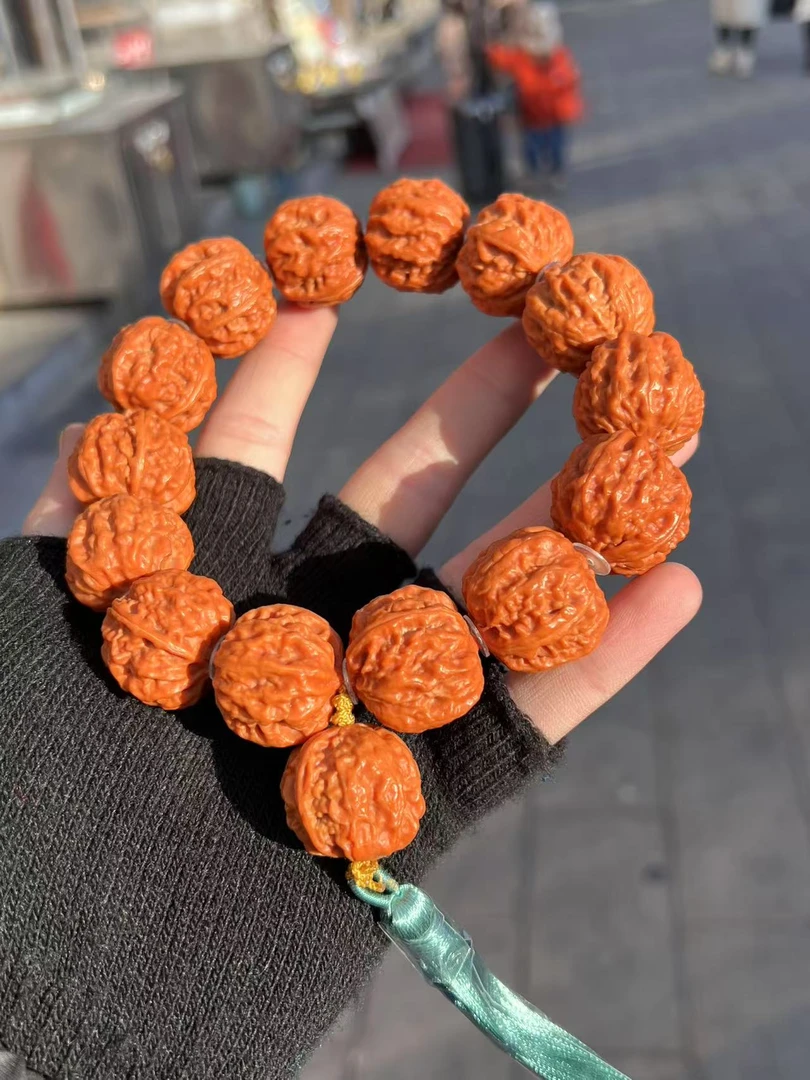 刺龙将军膀京八棱文玩核桃手持25左右