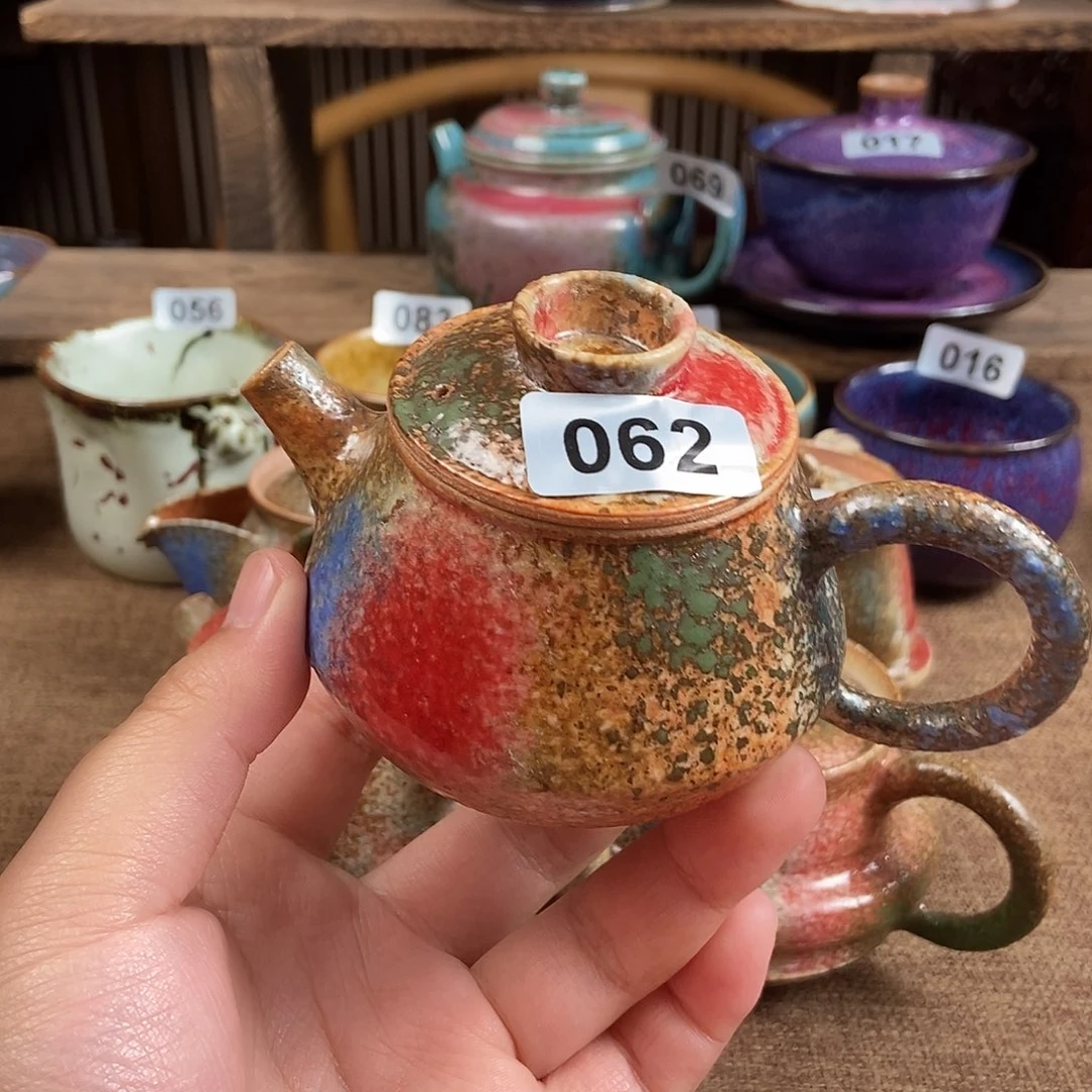 尚***龙瓷片钧瓷茶壶茶具