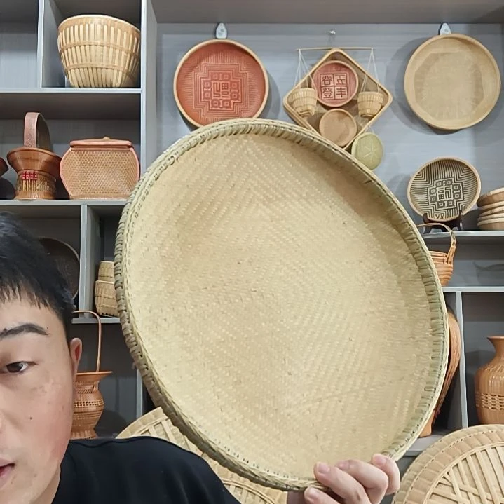 40公分金竹竹编全青