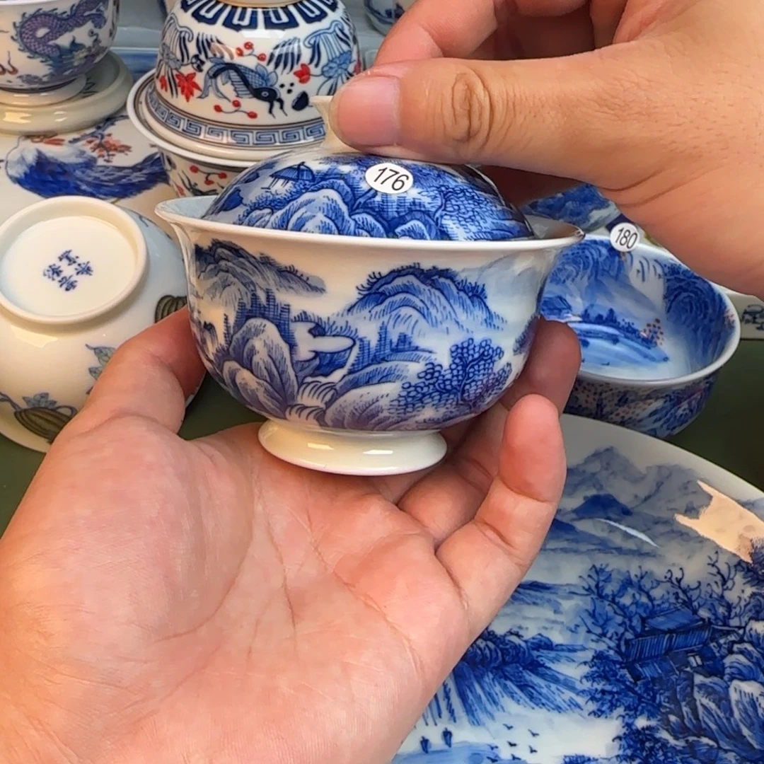 彦祖纯手工手绘茶具176