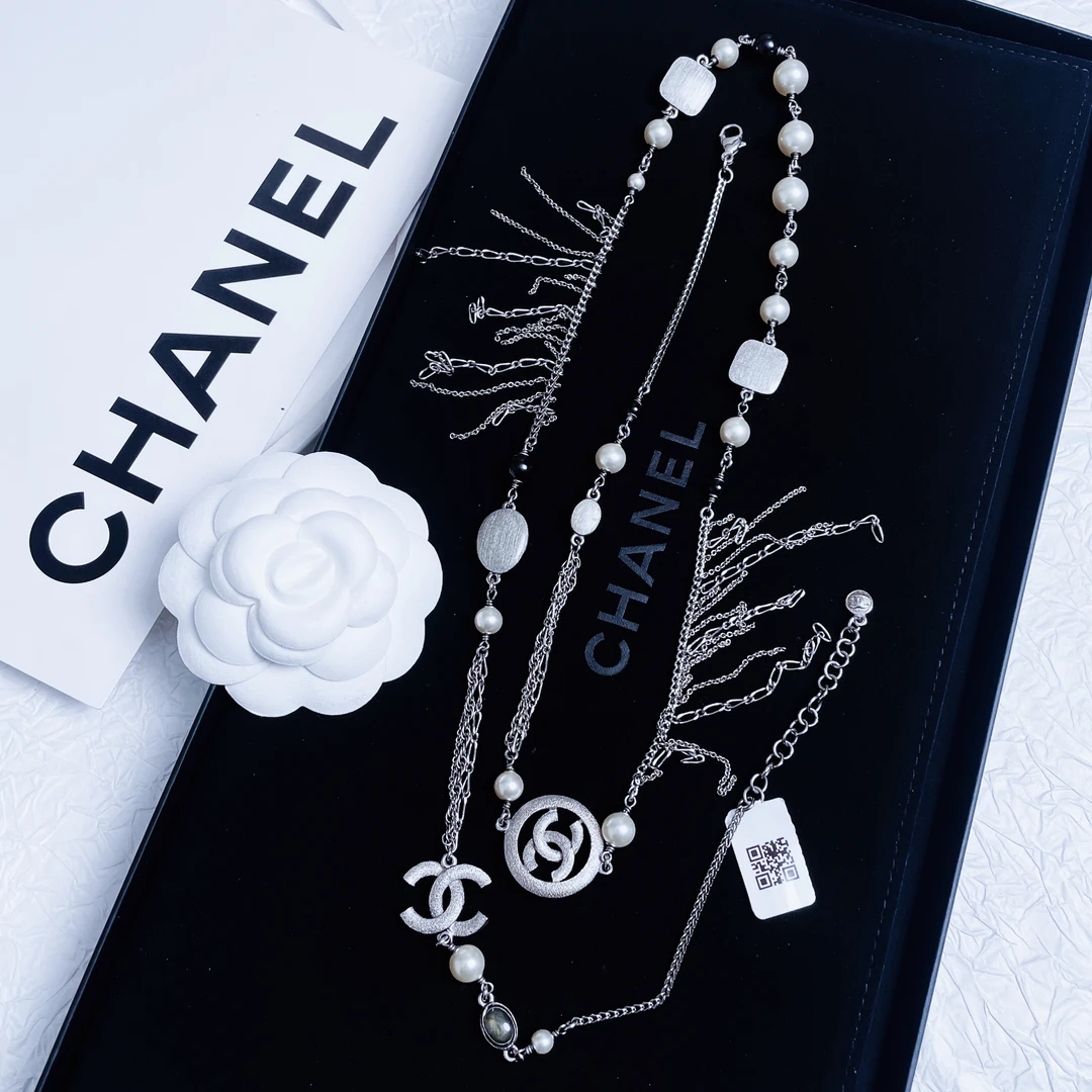 95新 Chanel/香奈儿 柚礼中古/香奈儿拜占庭琉璃珍珠项链LZ407121