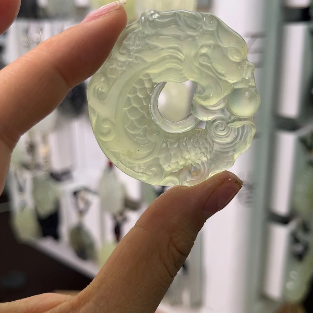 蛇纹石玉颈饰未镶嵌疾**语92