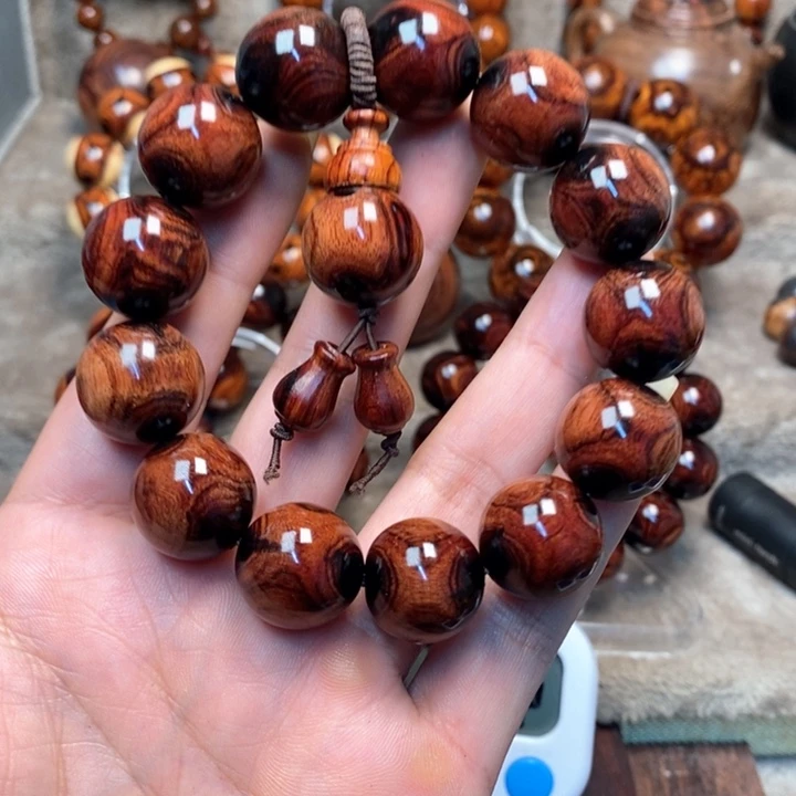 黄花梨/降香黄檀如**至紫油梨成品加工手串